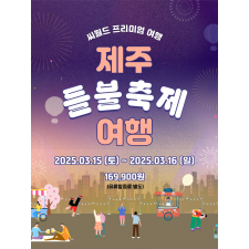 제주 들불축제 여행